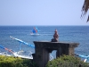 Here we found our place of rest, Meditasi, a tiny lodge of four bungalows right by the cove