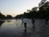 Wading