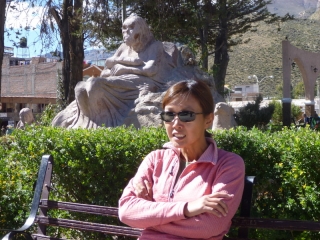 At the end of our Bolivia-Peru tour we're both feeling as lively as the 500 year old Inca ice maiden Juanita, discovered near here