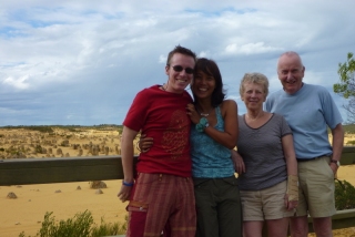 Meet the parents - we'll be travelling together a week in WA and then a week in NZ
