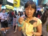 Street food eating