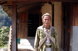 An old gurung gentleman, an ex-ghurka no less