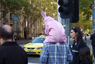 Easter is celebrated in Australia, rather than being a mere excuse for chocolate consumption as in the UK