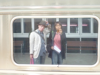 Ready to board The Ghan headed north for the red centre