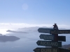 On top of the Queen Charlotte Track, on top of the world