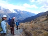 And we head off along Hollyroad Valley with the Tasman Sea in the far distance