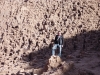 Later that day we toured the Valle de la Luna, a stark landscape which includes these vast deposits of solid salt, many metres thick