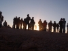 As the sun went down tourists from all kinds of tours gathered in one spot to watch the sunset
