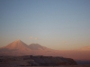 The desert hills and distant volcanoes turned all kinds of subtle and atmospheric colours, nigh impossible to capture on camera