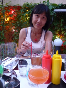 An evening meal in the courtyard of our hotel was our best eats of the trip