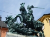 Another old town statue - a very dramatic George and Dragon