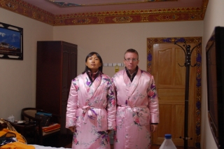 These dressing gowns were warm, and we want to take them with us!