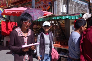 Our guide, Tenzin - friendly, frustrating, unpunctual and Tibetan
