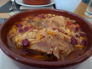 A cosy chicken stew on a miserable day