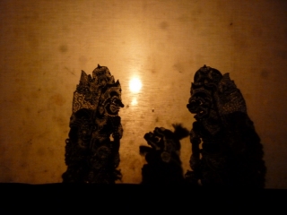 Shadow puppets of the Wayang Kulit, a loveable but completely mad experience