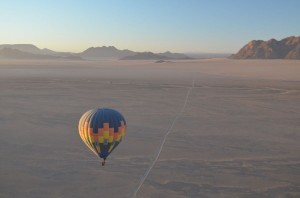 Ballooning at dawn