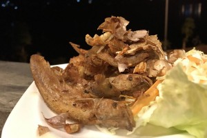 Crispy Mekong fish