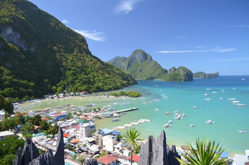 Looking over El Nido