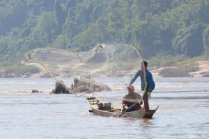 Fishing on the Mekong