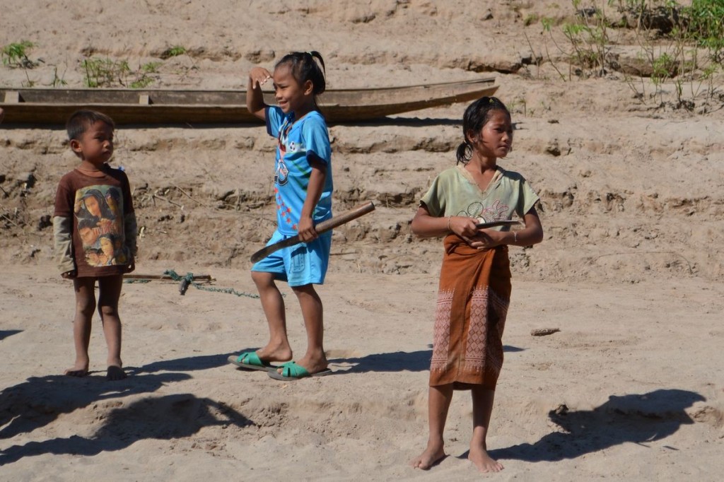 Kids with machetes