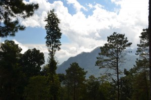 In the mountains