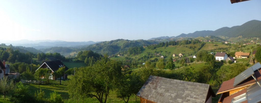 View from our balcony, Magura