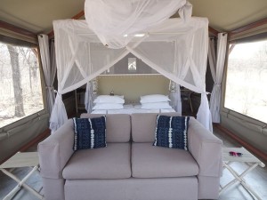 Posh tent!