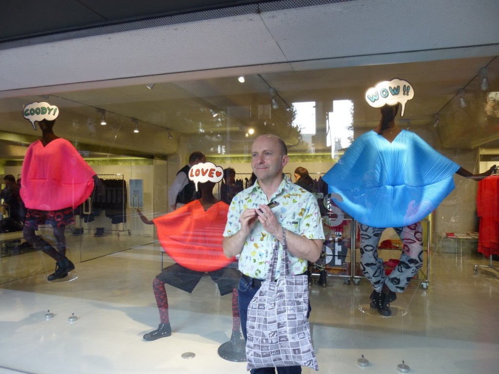 Suitably odd couture, Omotesando