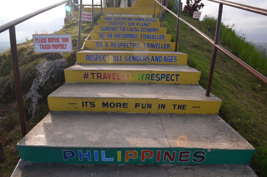 Chocolate Hills steps